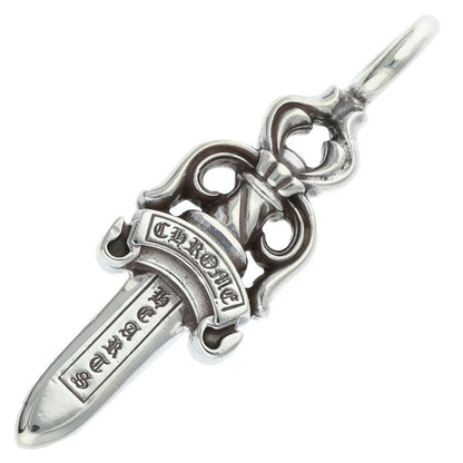Chrome Hearts 925 Silver Double Dagger Pendant Size ONE SIZE