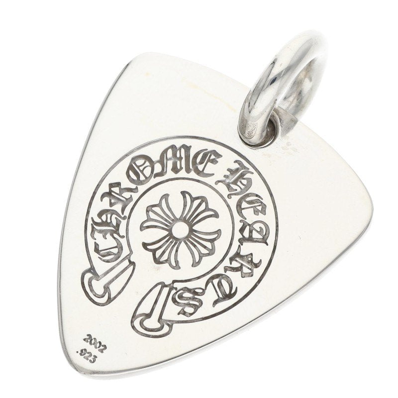 Chrome Hearts 925 Silver Guitar Pick Pendant Size ONE SIZE