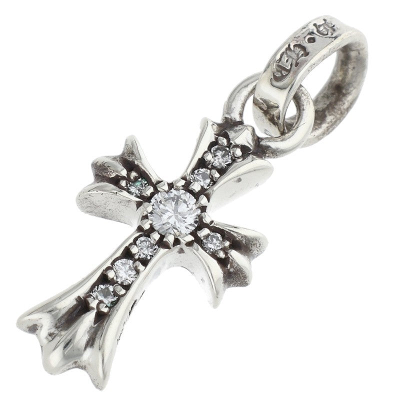 Chrome Hearts 925 Silver Baby Fat Pave Diamond Size ONE SIZE