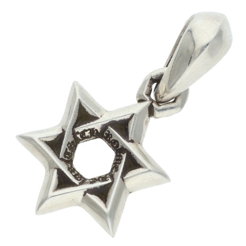 Chrome Hearts 925 Silver Star of David Charm