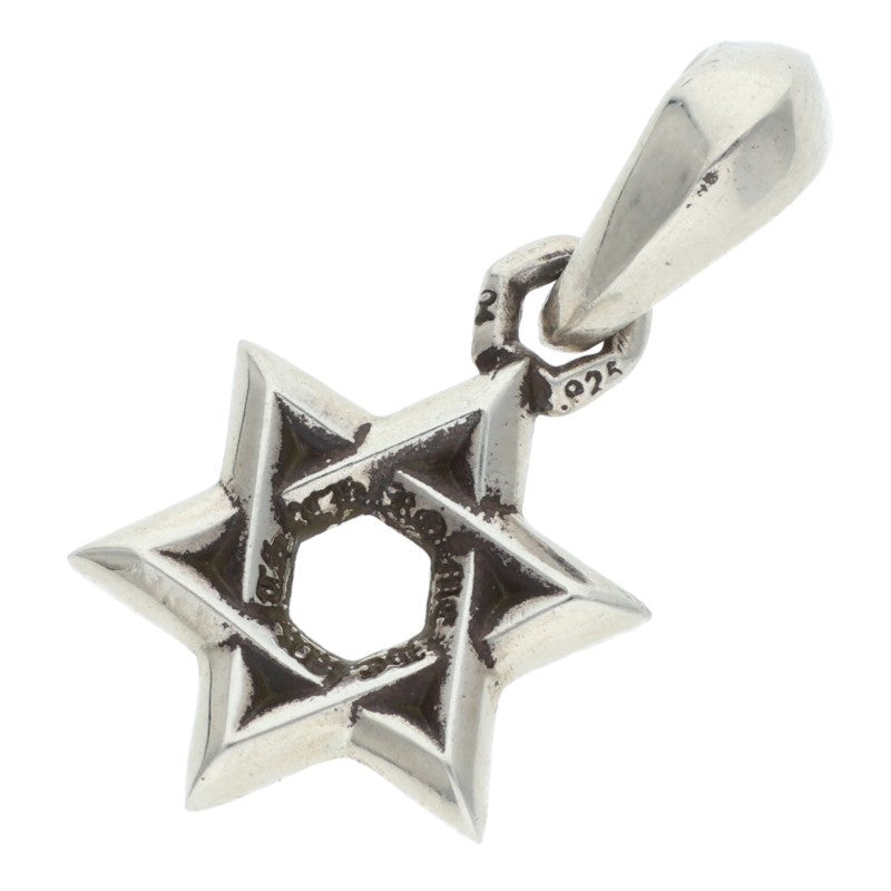 Chrome Hearts 925 Silver Star of David Charm
