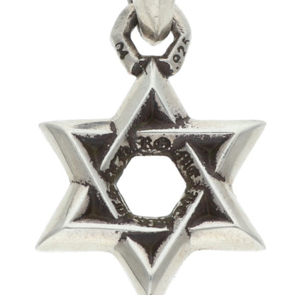 Chrome Hearts 925 Silver Star of David Charm
