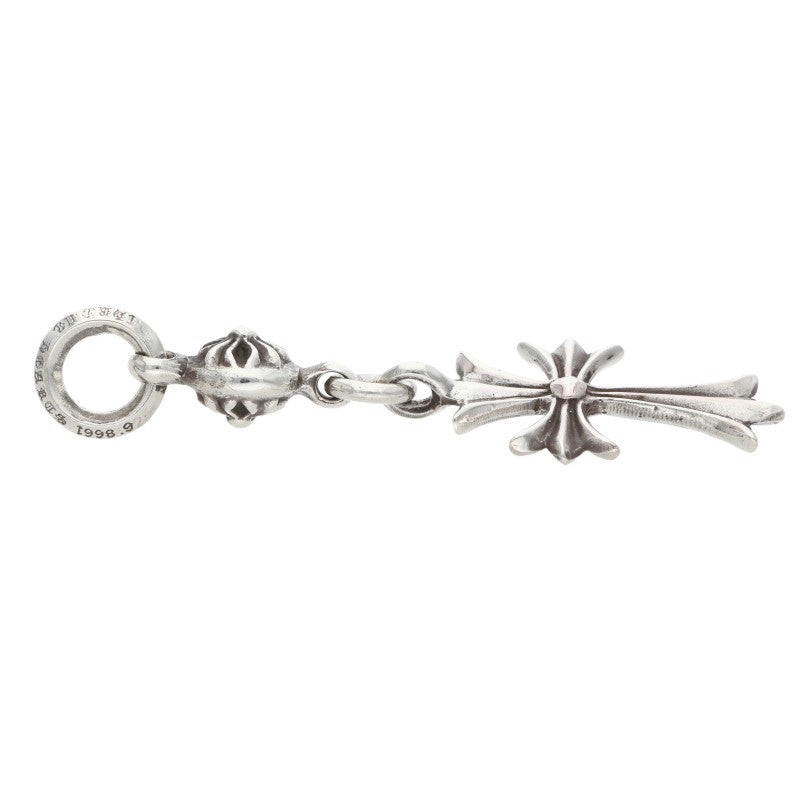 Chrome Hearts 925 Silver 1 Ball Tiny CH Cross Size ONE SIZE
