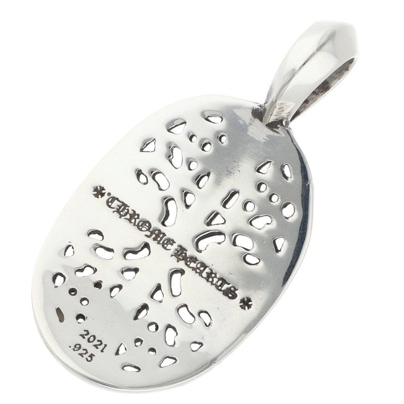 Chrome Hearts 925 Silver Classic Oval Pendant Size ONE SIZE