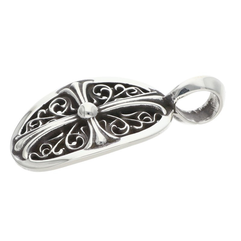 Chrome Hearts 925 Silver Classic Oval Pendant Size ONE SIZE