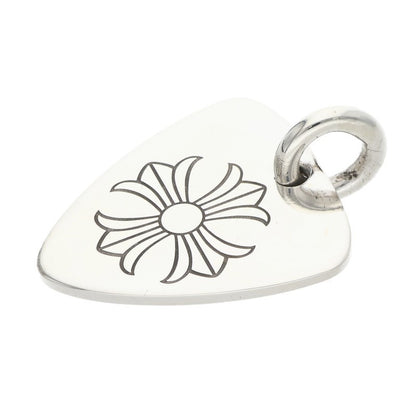 Chrome Hearts 925 Silver Guitar Pick Pendant Size ONE SIZE