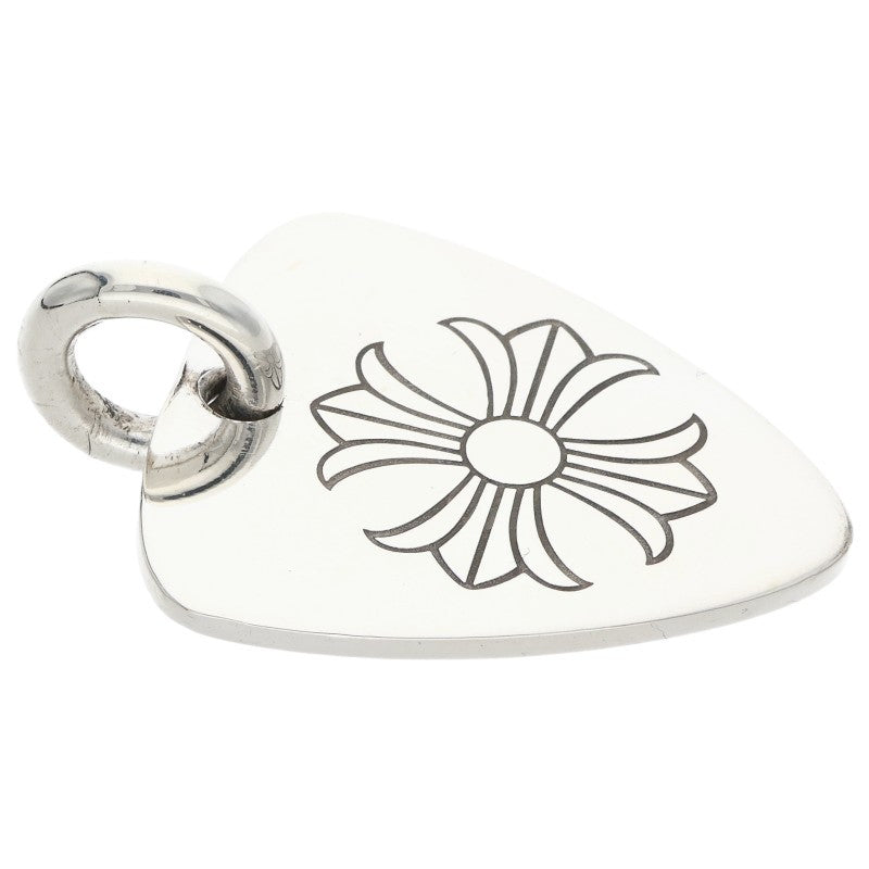 Chrome Hearts 925 Silver Guitar Pick Pendant Size ONE SIZE