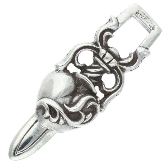 Chrome Hearts Dagger Heart Sterling Silver Size ONE SIZE