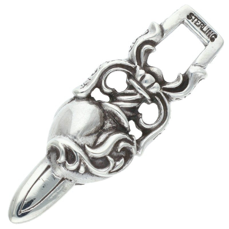 Chrome Hearts Dagger Heart Sterling Silver Size ONE SIZE