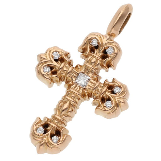 Chrome Hearts 22K Tiny Filigree Pave Diamond Size ONE SIZE