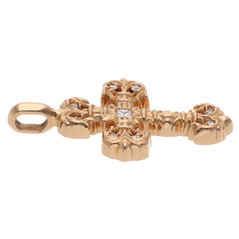 Chrome Hearts 22K Tiny Filigree Pave Diamond Size ONE Multi