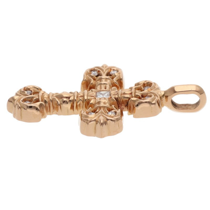Chrome Hearts 22K Tiny Filigree Pave Diamond Size ONE Multi