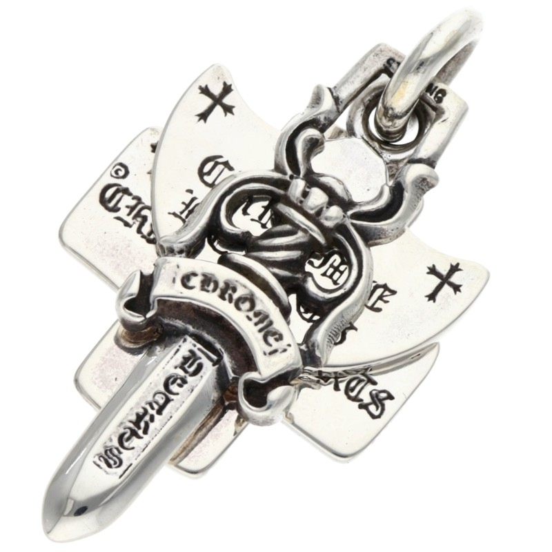 Chrome Hearts Old Three Trinkets Silver Charm Size ONE SIZE