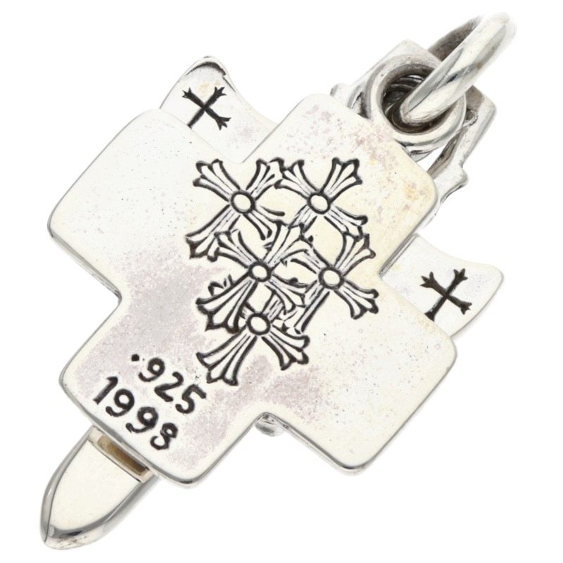 Chrome Hearts Old Three Trinkets Silver Charm Size ONE SIZE