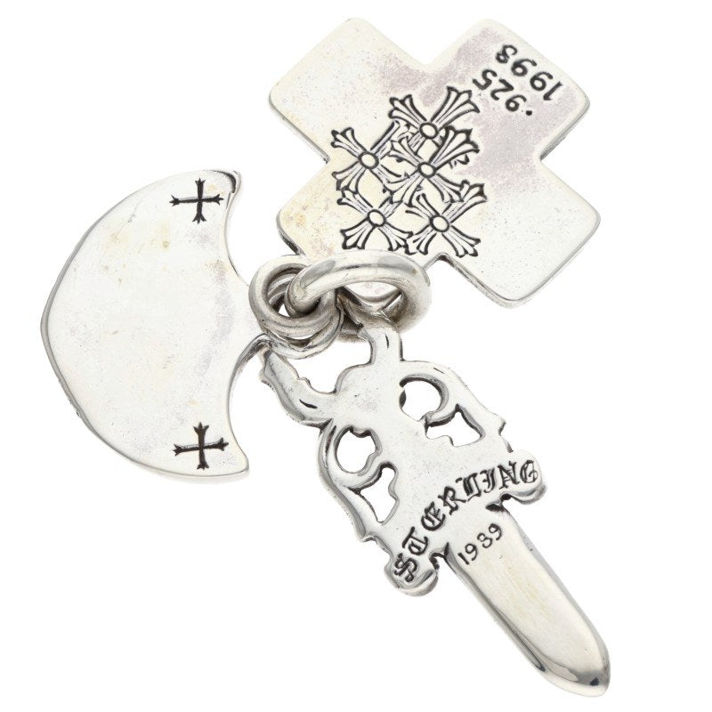 Chrome Hearts Old Three Trinkets Silver Charm Size ONE SIZE