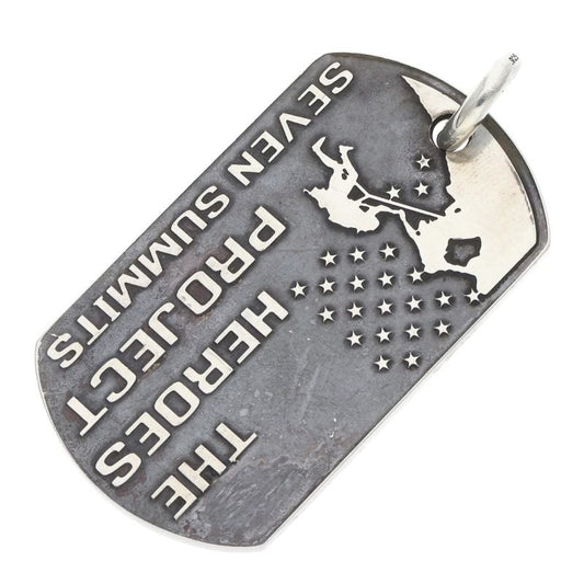 Chrome Hearts Heroes Project Large Dog Tag 925 Size ONE SIZE