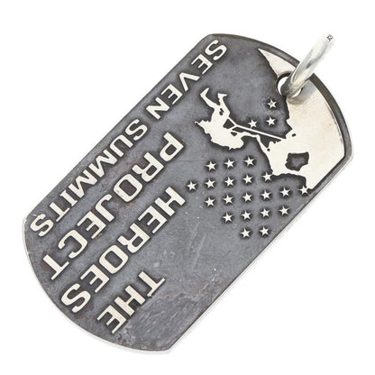 Chrome Hearts Heroes Project Large Dog Tag 925