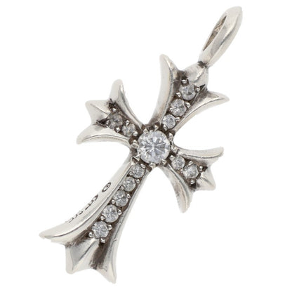 Chrome Hearts Tiny Fat Cross Pave Diamond 925 Size ONE SIZE