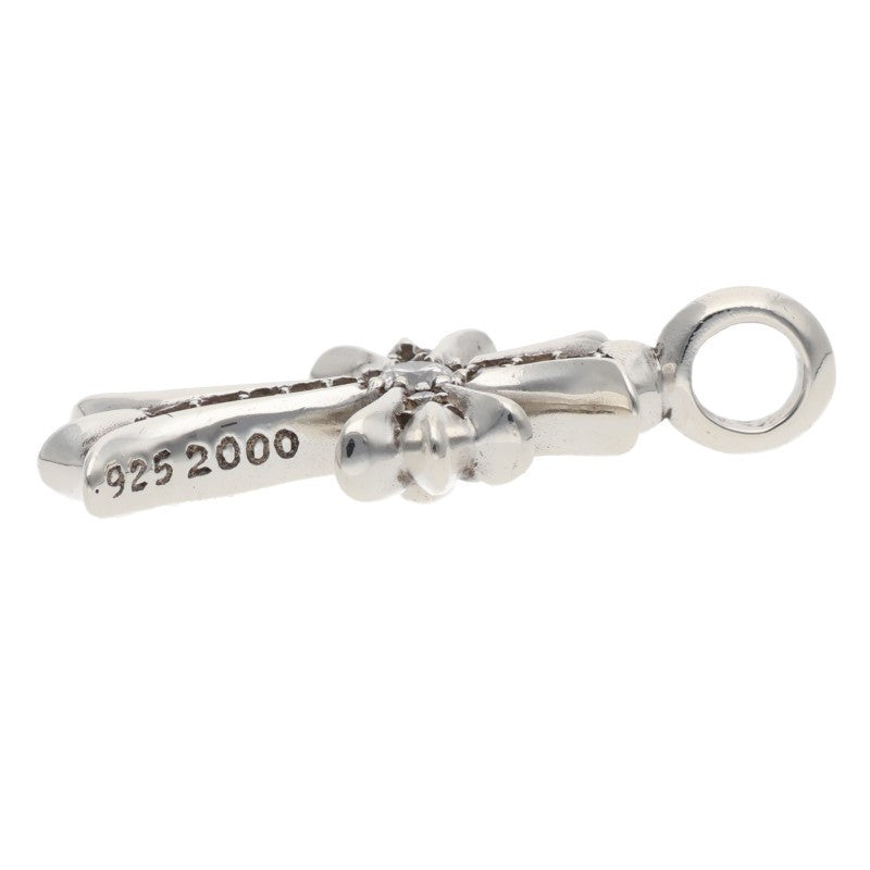 Chrome Hearts Tiny Fat Cross Pave Diamond 925 Size ONE SIZE