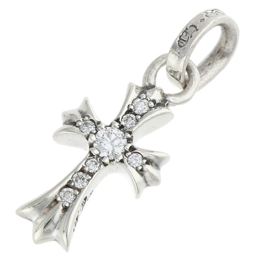 Chrome Hearts Baby Fat Cross Pave Diamond 925 Size ONE SIZE