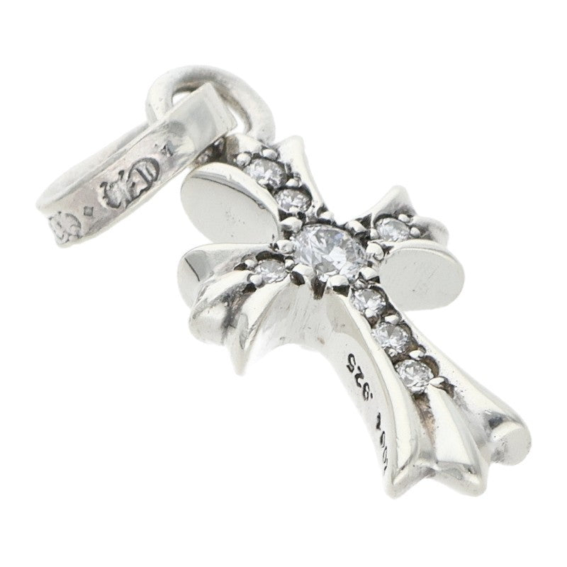 Chrome Hearts Baby Fat Cross Pave Diamond 925 Size ONE SIZE
