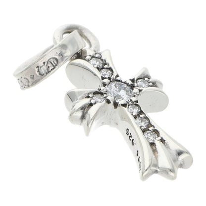 Chrome Hearts Baby Fat Cross Pave Diamond 925 Size ONE SIZE
