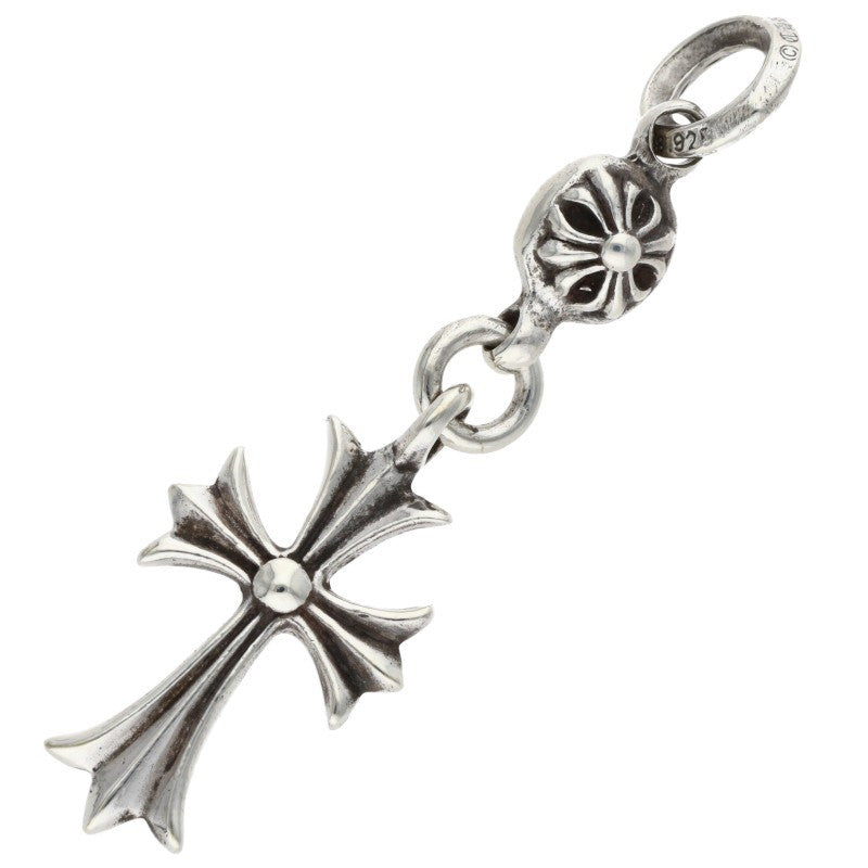 Chrome Hearts 1 Ball Tiny CH Cross Charm 925 Size ONE Silver