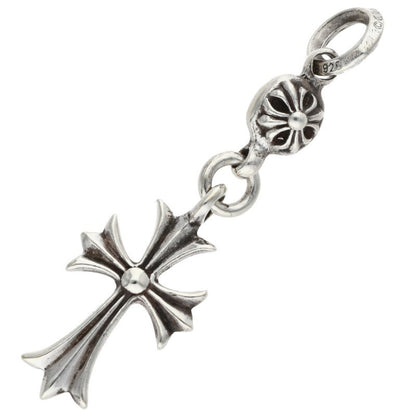 Chrome Hearts 1 Ball Tiny CH Cross Charm 925 Size ONE Silver