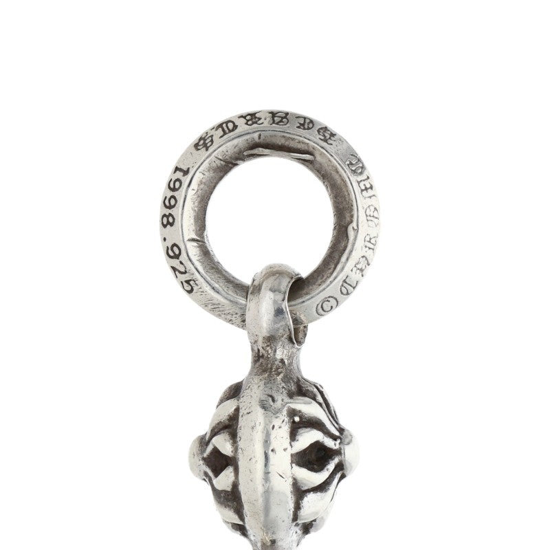 Chrome Hearts 1 Ball Tiny CH Cross Charm 925 Size ONE Silver