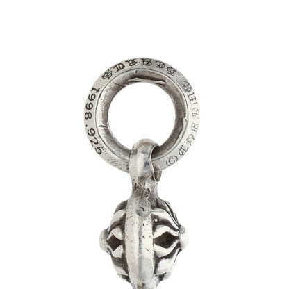 Chrome Hearts 1 Ball Tiny CH Cross Charm 925 Size ONE Silver