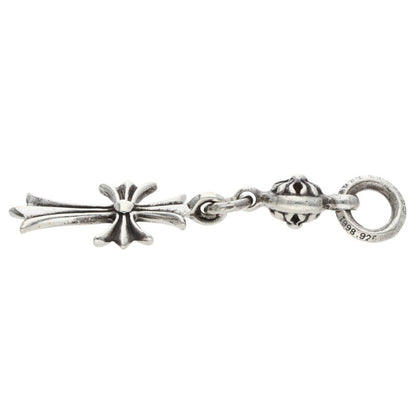 Chrome Hearts 1 Ball Tiny CH Cross Charm 925 Size ONE Silver