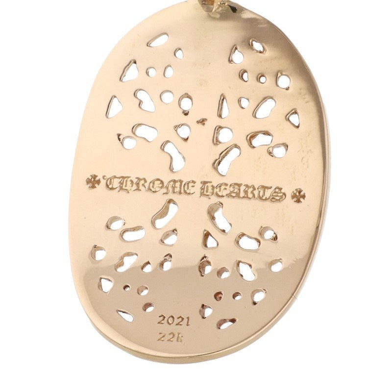Chrome Hearts 22K Classic Oval Gold Pendant Size ONE SIZE