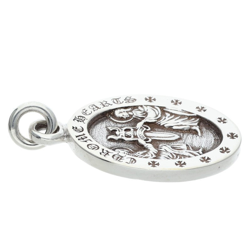 Chrome Hearts Angel Medal Oval Silver Pendant Size ONE SIZE
