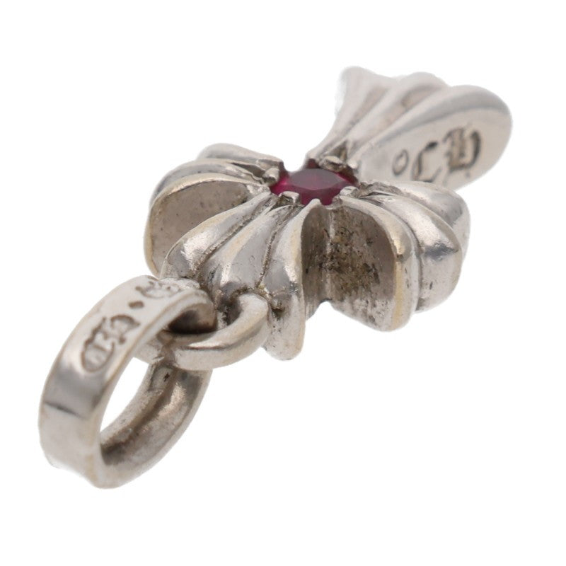 Chrome Hearts 18K WG Baby Fat Cross Ruby Charm Size ONE SIZE