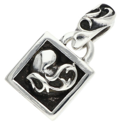 Chrome Hearts Framed Heart Charm Silver Size ONE SIZE