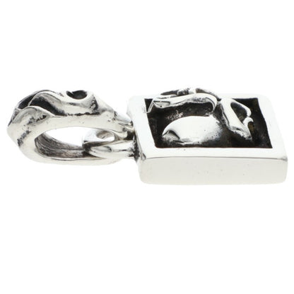Chrome Hearts Framed Heart Charm Silver Size ONE SIZE