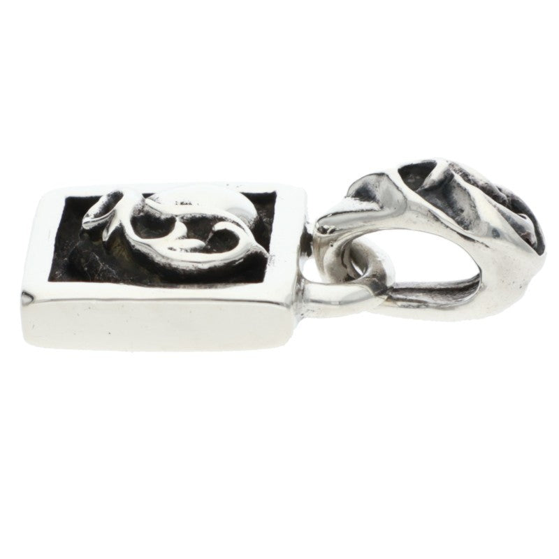 Chrome Hearts Framed Heart Charm Silver Size ONE SIZE
