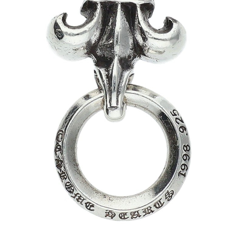 Chrome Hearts BS Fleur Pendant Silver Necklace Size ONE SIZE