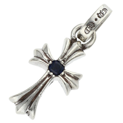 Chrome Hearts Baby Fat Cross Sapphire Silver Size ONE SIZE