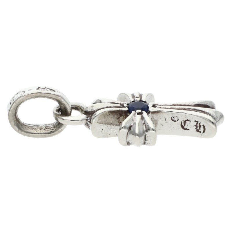 Chrome Hearts Baby Fat Cross Sapphire Silver Size ONE SIZE