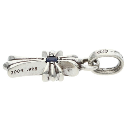 Chrome Hearts Baby Fat Cross Sapphire Silver Size ONE SIZE