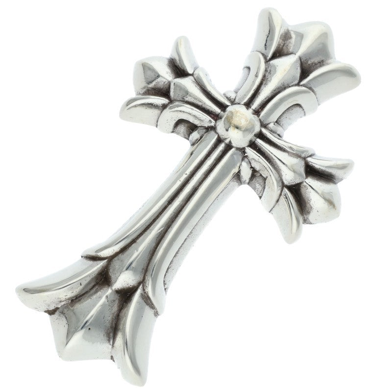 Chrome Hearts Small Double CH Silver Necklace Size ONE SIZE