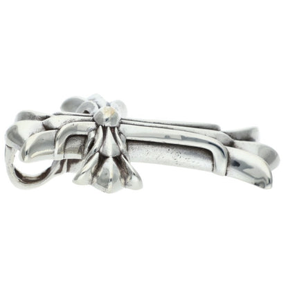 Chrome Hearts Small Double CH Silver Necklace Size ONE SIZE
