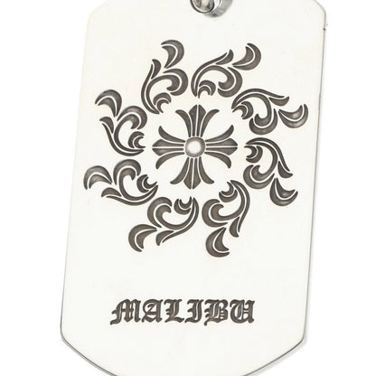 Chrome Hearts Malibu LTD Large Dog Tag Silver Size ONE SIZE