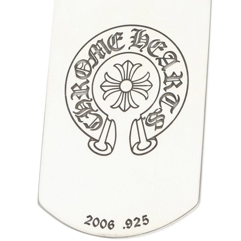 Chrome Hearts Malibu LTD Large Dog Tag Silver Size ONE SIZE