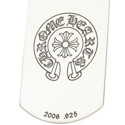 Chrome Hearts Malibu LTD Large Dog Tag Silver Size ONE SIZE