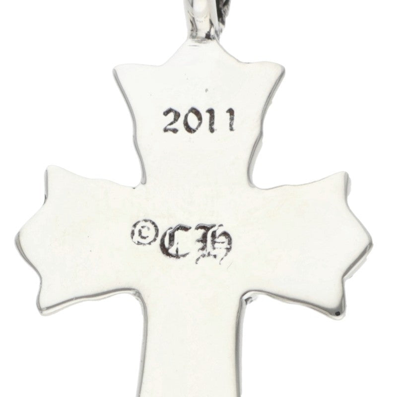 Chrome Hearts Double CH Cross Silver 925 Charm Size ONE SIZE