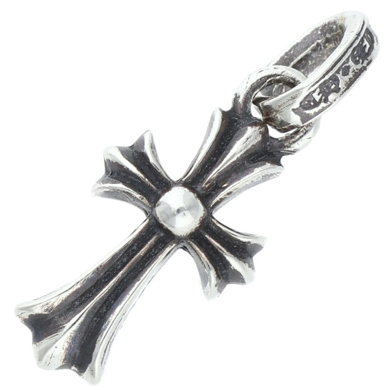Chrome Hearts Baby Fat Cross Charm Necklace Size ONE Silver