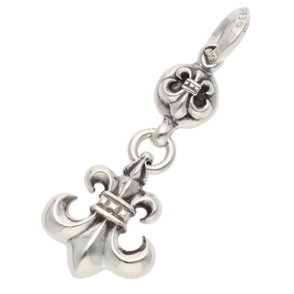 Chrome Hearts 1 Ball BS Fleur Charm Necklace Size ONE SIZE