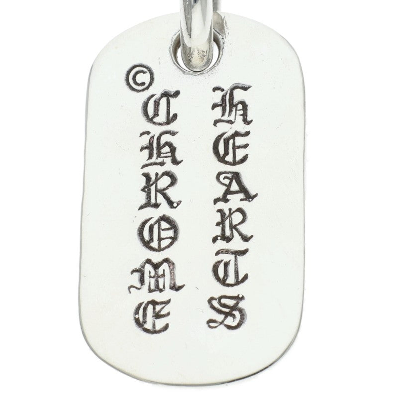Chrome Hearts D TAG SML Silver Small Tag Necklace Size SMALL